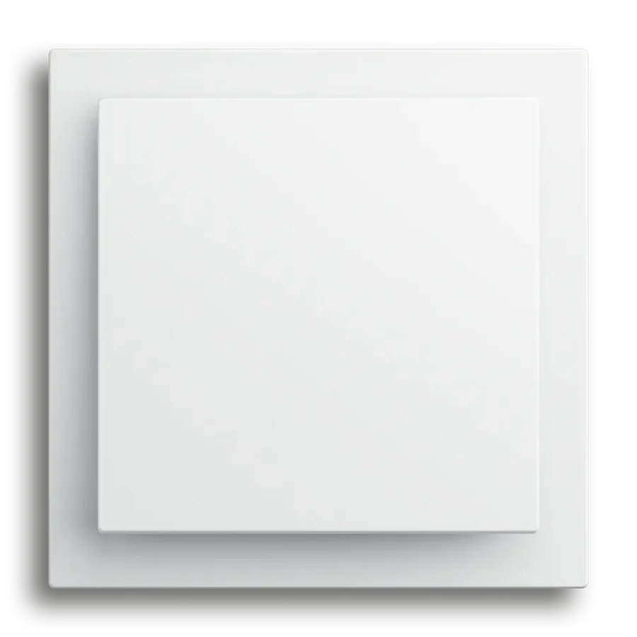 Busch-art linear, White matt