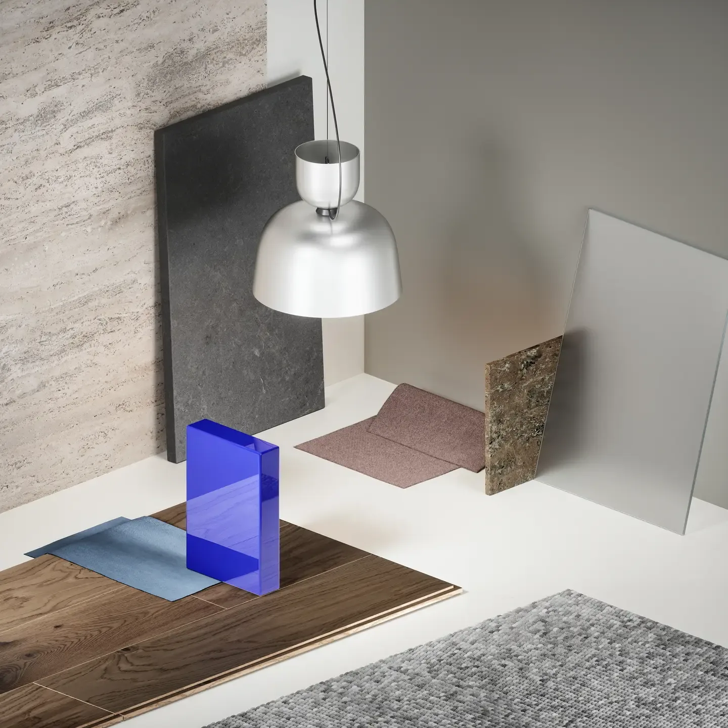 Busch art linear materials: stone, glass, wood and metal