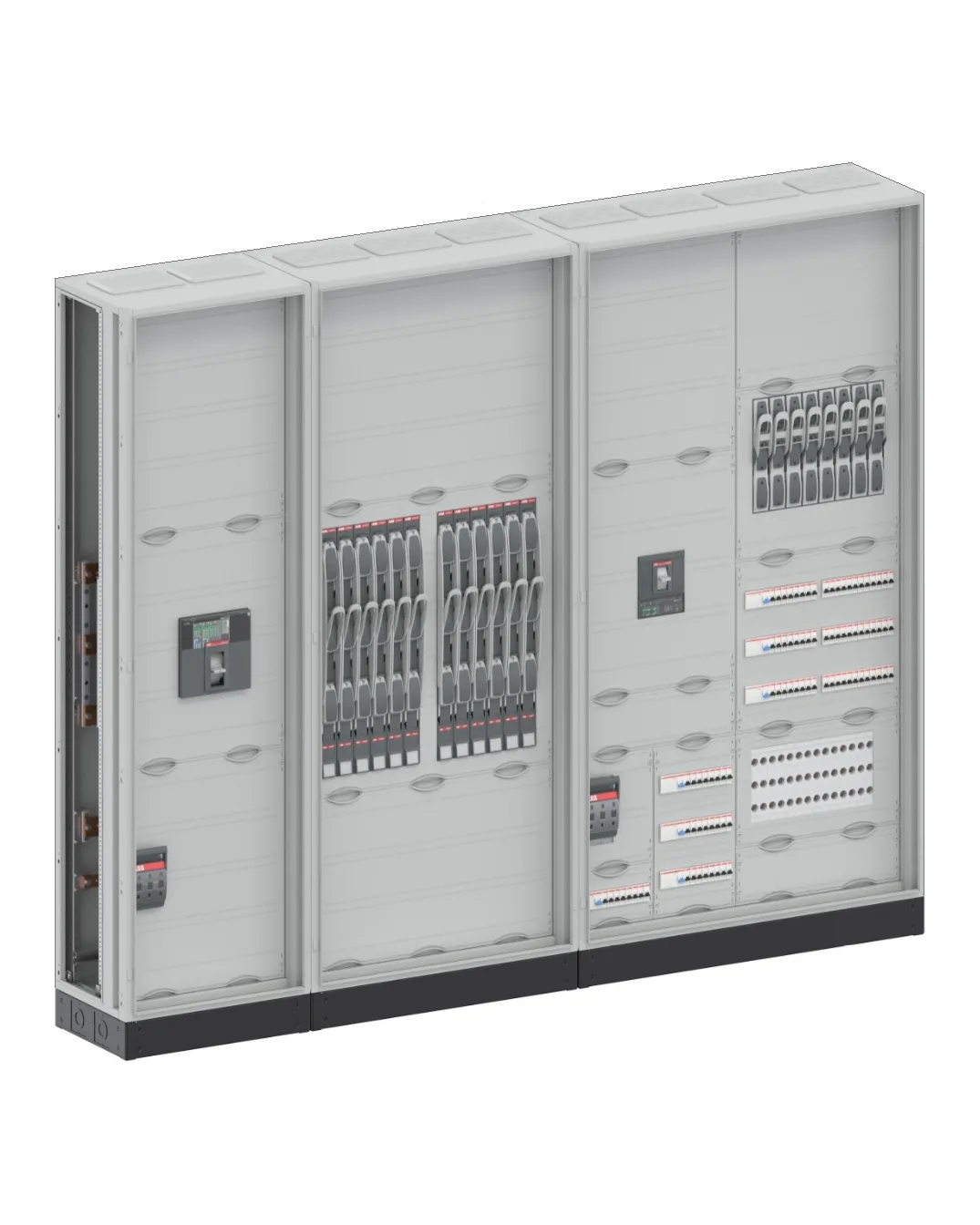 ABB Striebel & John TwinLine main board in three sections